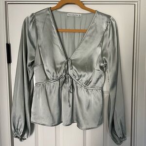 Abercrombie & Fitch Sage Long Sleeve Shirt